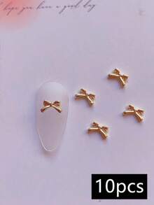 30个小合金蝴蝶结美甲装饰，Y2K朋克风丝带美甲配件，美甲产品，美甲装饰，DIY美甲用品，适用于美甲沙龙，美甲装饰 - 彩色 - 查看 8