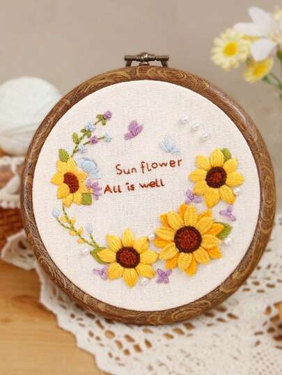 Embroidery DIY Kit, Suzhou Embroidery Dreamy Rose Photo Frame, Home Decor, Creative Gift For Mother's Day, Boyfriend, Girlfriend, Birthday, Holiday