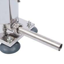 SENDERPICK 3L Commercial Sausage Stuffer Meat Filler Machine Stainless Steel+ Filling Tubes - Silver - View 6