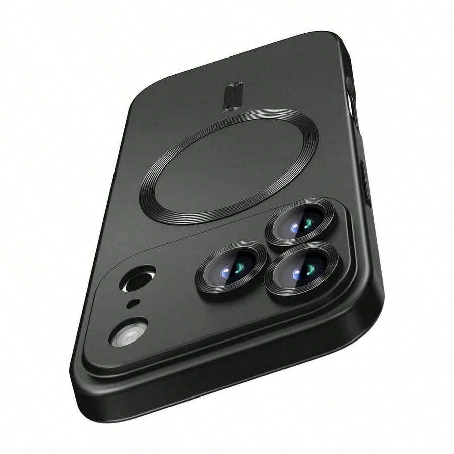 Ốp lưng điện thoại hợp kim đen từ tính tích hợp bảo vệ camera, 1 chiếc, chất liệu kim loại đen mềm mại, tương thích với iPhone 17e, 17, 17 Air, 17 Pro, 17 Pro Max, chống trầy xước, chống sốc, bảo vệ toàn diện camera, thiết kế mỏng nhẹ, tương thích với iPhone 13, 11, 16 Pro Max, 15, 14, 12, 16e, Galaxy S26Ultra/S26Plus/S26/S26Edge/S26Pro/S25Ultra/S25Plus/S25/S25Edge/S25FE/S24Ultra/S24Plus/S24/S23Ultra/S23Plus/S23/S22Ultra/S22Pl chúng tôi/S22/S21Ultra/S21Plus/S21/S23FE/S20Ultra/S20Plus/S20/S20FE/A57/A37A17/A07/A56/A36/A26/A55/A35/A25/A15/A24/A34/A14/A16/A06/A05S Quà sinh nhật mẹ