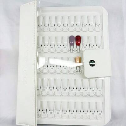 Thẻ màu sơn móng tay 150 màu, mẫu trưng bày sơn nghệ thuật móng tay, móng giả, album sơn móng tay gel UV, bảng thiết kế thực hành làm móng, sắp xếp móng dễ dàng: Thẻ màu sơn móng tay giúp bạn dễ dàng sắp xếp và lưu trữ các thiết kế móng tay, nhanh chóng thể hiện nguồn cảm hứng sáng tạo của bạn mà không gặp bất kỳ rắc rối nào.