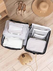 Bavul Organizer Çizgili 6 Parçalı - Multicolor - View 3