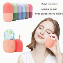 Multi-Color Silicone Ice Cube Tray, Suitable For Facial Care, Massage Ice Cube Tray, Portable Shrinking Pore Ice Cube Mold, Facial Ice Roller, Eye Ice Pack Massage, Facial Beauty And Skin Care, Ice Pack Shrink Pores, Anti-Wrinkle, Reduce Swelling, Improve Skin Elasticity - Multiple Styles - View 1