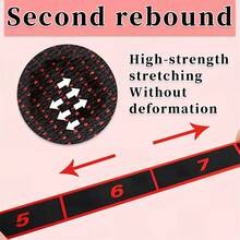 1条瑜伽阻力带，无背肩部健身器材，分段编号拉伸带 - 彩色 - 查看 7