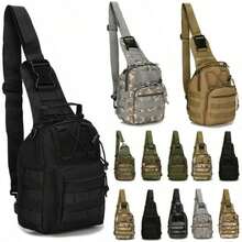 Tactical Shoulder Backpack Rover EDC Outdoor CCW Sling Bag Hiking Camping Pack Concealed Range Bag Hunting Daypack - Multicolor - View 3