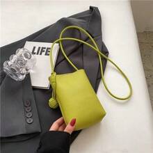 Crossbody Small Bag For Girls, New Mini Walking Bag With A Unique Texture, Niche Phone Bag - Army Green - View 3