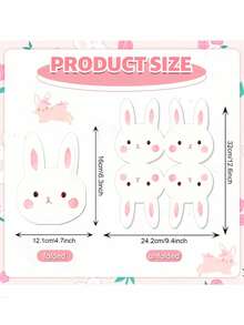 20张复活节兔子造型餐巾纸 | 一次性纸质餐巾纸和浴室擦手巾，适合复活节派对用品 - 兔子餐巾紙 - 查看 6