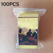 10/20/50/100PCS Smell Proof Mylar Bags With Cartoon Print, Resealable Foil Pouch Reusable Storage Bags For Party Favors - View 8