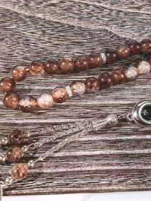 33pcs 10mm Muslim Prayer Beads Tasbih Bracelet - Multicolor - View 6