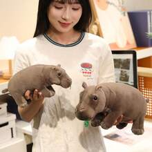 1pc 20/30cm Cute Plush Rhinoceros Doll, Soft Eating Leaves Rhinoceros Stuffed Animal Pillow, Decorative Cushion For Chair, Desk, Children Birthday Gift - Multicolor - View 9