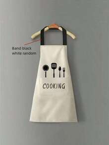 Adjustable Waterproof And Oil-Proof Kitchen Apron With Pockets, Suitable For Cooking And Chef Use, Unisex Design, Minimalist And Elegant - Multicolor - View 8