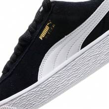 Puma Giày thể thao unisex bằng da lộn cỡ XL, thoải mái và nhẹ, Mã sản phẩm: 395205-02 - Đen-Puma Trắng - Xem 5
