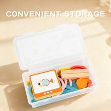 Children's Wooden Fun Building Blocks Toy, Geometric Cognitive Educational Puzzle Toy - Fun Geometric Puzzles - View 9