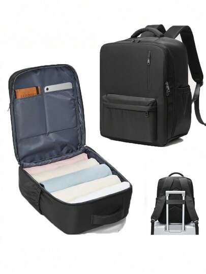 Large Capacity Waterproof Nylon Travel Backpack, Suitable For Travel, Camping, Hiking, Outdoor Computer Bag, Great Gift For Women, Moms, Dads, Daughters, Friends, New Year, Valentine's Day, Travel Accessories, Bookbag