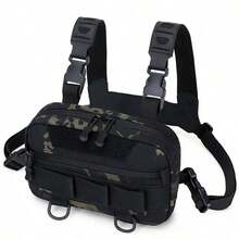 Chest Vest Bag Backpack EDC Front Rig Pouch Fishing Lure Fanny Pack Fishing Accessories - Multicolor - View 2