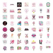 120 Pcs Pink Pickleball Vinyl Stickers, Beautiful And Practical, Suitable For Scrapbooks, Diaries, Bumpers, Skateboards, Water Bottles, Helmets, Water Cups, Car Stickers, Etc. - Random - View 3