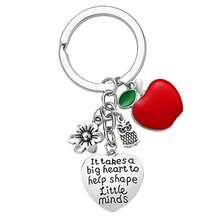6pcs/Set Stainless Steel Keychain Set, Street Style Gift For Teachers' Day, Valentine's Day, Christmas, Birthday - Multicolor - View 5