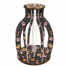 LaoJieYuan 2026新款木製藍粉色鑽畫花瓶 鑽畫桌面裝飾套組 水鑽桌面飾品 成人初學者DIY手工藝 - 款式14-需要自己貼鑽 - 查看 3