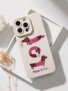 1个三只可爱腊肠犬图案印花防摔手机壳，兼容 13/11/17/17 Pro/16/14/15/15 Pro/15 Plus/15 Pro Max/7 Plus/8 Plus/X/Xs Max/Xr/11 Pro/12 Pro/13 Pro/14 Pro/12 Mini/13 Mini/11 Pro Max/12 Pro Max/13 Pro Max/14 Pro Max/14 Plus/17 Pro Max/17 Air/6/6s Plus/7/8/16 Pro/16 Plus/16 Pro Max/SE2/17 Pro Max 和三星手机Galaxy/A54/A14/A12/A13/A15/A32/A33/A24/A52S/S20/S21/S22/S23/S24/S23Plus/S24ultra/S25/A15/A33/A23 - 彩色 - 查看 1