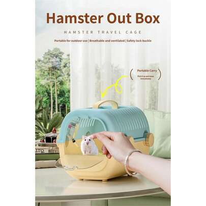 Dual-Use Hamster Cage, Portable And Easy To Carry, Suitable For Canaries And Hamsters