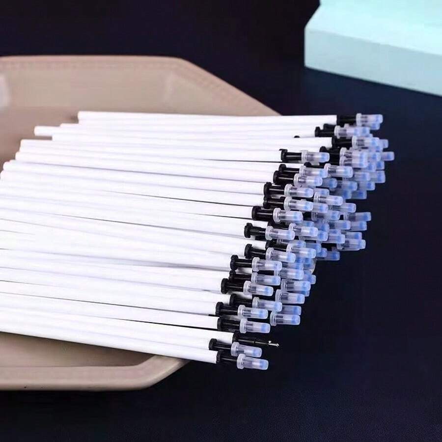 30支装黑色可擦笔芯，黑色书写替代笔芯，可擦橡皮笔芯，黑色美术笔芯，顺滑办公笔芯，速干趣味礼品，学校学习，课堂考试，大学写作，签名 - 套裝 - 查看 1