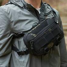 Chest Vest Bag Backpack EDC Front Rig Pouch Fishing Lure Fanny Pack Fishing Accessories - Multicolor - View 3