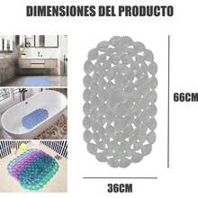 Non-Slip Bath/Shower Mat, 36*66cm, , Clean, Machine Washable, Superior Grip And Drainage, For Smooth Floors Only - Green - View 2