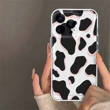 Estuche para teléfono divertido con estampado de vaca Qué elección más moderna Compatible con estuches para teléfonos   17,,Apple,VIVO,OPPO,,, y Honor.Fabricadas en silicona TPU,ofrecen protección contra golpes y caídas. - transparente - Ver 5