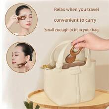 Gold Sandalwood Massage Tool, Suitable For Relieving Eye Fatigue, Massaging Facial Acupoints, Whole Body Use, Massage Tool, Home Head, Face, Hands And Feet Massage Tool, Body Relaxation Massager - Rust - View 3