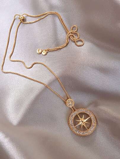 Collar largo de moda, elegante cadena de suéter de lujo, versátil collar colgante para mujeres