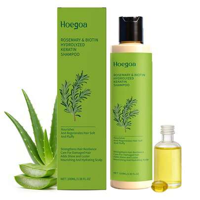 100ml Rosemary Plant Extract Essential Oil & Shampoo, Nourishing Scalp Cleansing, Fragrant Smooth Hair, Lightweight & Refreshing, Gentle & Non-Irritating, Alcohol-Free