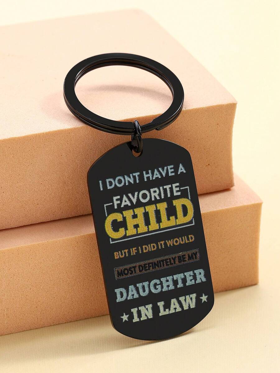 送给儿媳的母亲节礼物：你是我的儿媳；送给岳父的圣诞礼物；送给岳母的母亲节礼物；送给女婿的圣诞袜礼物；送给女儿的生日礼物；独特的女性生日礼物；送给岳母的钥匙扣礼物。 - 彩色 - 查看 1