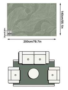 1pc Modern Minimalist Luxury INS Style Abstract Art Line Curve Beautiful Large Area Rug/Carpet/Door Mat/Runner, Suitable For Bathroom, Kitchen, Entryway, Hallway, Bedside, Living Room, Bedroom, Machine Washable, Home Decor - Multicolor - View 15