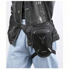 Adjustable Strap Waterproof Motorcycle Leg Bag With Earphone Jack - Multicolor - View 2