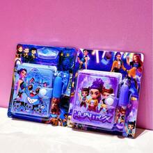 4pcs/Set Witch Hunting Notebook, Kpop Notebook, Cartoon Stationery Notebook, Ballpoint Pen Set, Elementary School Student Gift, Student Stationery Supplies - Square - View 2