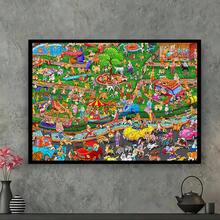 1000-Piece Dog Park Puzzle, Interactive Pet Puzzle Featuring Park Scenes (Dogs, Park Facilities), Medium Difficulty Suitable For Adults And Teenagers, Portable Gift For Dog Lovers, Birthday Gift, Family Game Night, Cognitive Skills And Emotional Connection, Dog Puzzle, Vivid Illustrations, High-Quality Printing, Best Choice, Camping Puzzle, PC Dog Park Puzzle, Yorkshire Terrier Puzzle, Party Souvenir, AlphaGo Project Puzzle, Leisure Time, Large Puzzle, Puzzle Game - 1000 chiếc mỗi hộp - Xem 6