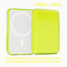 1个苹果原装便携式移动电源保护壳，带防震功能，磁吸式设计，适用于苹果外置电池。采用柔软的TPU材质，具有减震防摔功能。这款苹果移动电源保护壳质地光滑细腻，您还可以贴上自己喜欢的贴纸，打造个性化风格。 - 彩色 - 查看 6