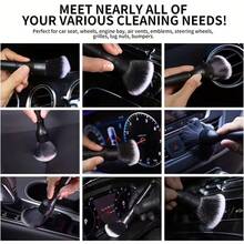 Professional Car Cleaning Brush Set , Air Conditioning Vent Dust Remover , Interior Gap Cleaning Tools , Automotive Repair Detailing Brushes , High-Quality Non-Electric Plastic Material , Suitable For Deep Detailing Gap Cleaning Tool Kit - A - View 11