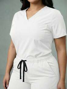 Scrub Sets - White - View 4