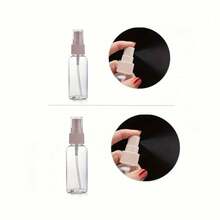 旅行洗漱用品瓶套装，旅行收纳盒套装，防漏可重复灌装化妆品小样瓶，空洗发水和护发素瓶，旅行必备品 - 多色 - 查看 4