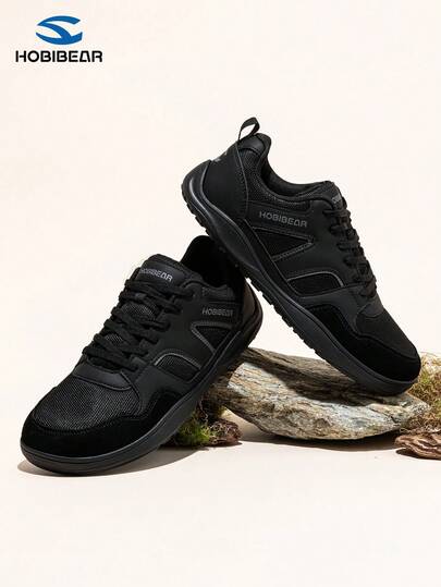 HOBIBEAR Uniseksowe, szerokie buty barefoot, modne, wygodne, lekkie, codzienne buty sportowe, miękka gumowa podeszwa, luźny krój, buty trekkingowe