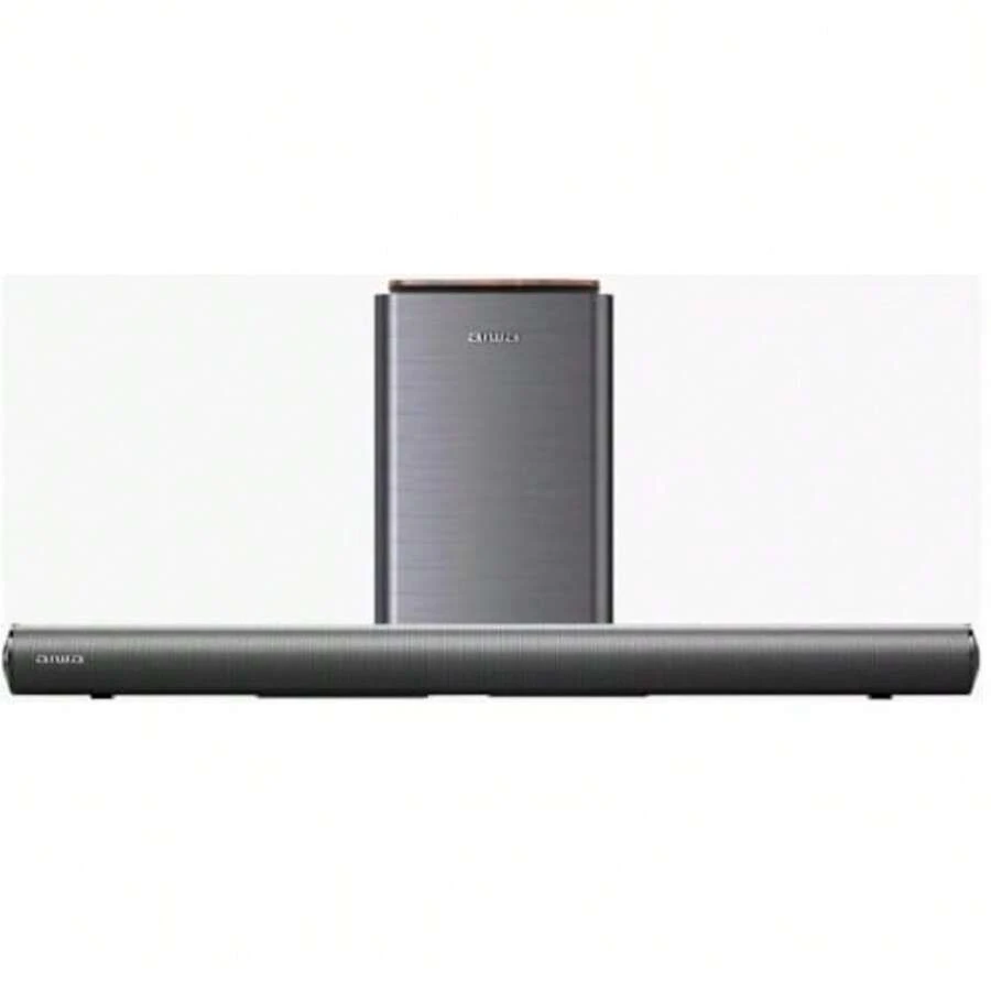 Aiwa Barra de Sonido AWSBH23WW con Subwoofer Inalámbrico 2.1 Canales Potencia Total de 1600W Conectividad Bluetooth AUX Óptico y  Sonido Envolvente para Películas Música y TV - como en la foto - Ver 1