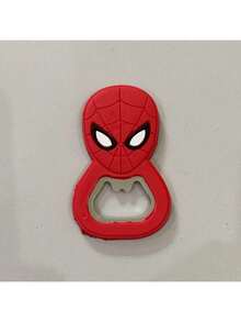 2件套【蜘蛛侠酷炫造型】红黑面具造型硅胶开瓶器，超级英雄主题派对小礼物，家用便携式开瓶器，新年礼物，情人节礼物，复活节礼物 - 彩色 - 查看 7