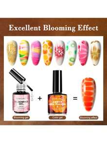 LIMEGIRL Transparent Jelly Gel Nail Polish In Brown Caramel, With UVLED Lights That Cure Amber Gel Nail Polish. Equipped With Sealant, Dyeing Glue, Dust Brush, Tweezers, Drill Pens, And Strips, This Is Suitable For DIY Home Care In Salons And Nail Art. - Multicolor - View 2