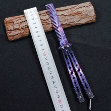 26cm Foldable Fashion Butterfly Pattern Comb Set - Portable Tool/Toy, Harmless, Suitable For Men And Teenagers. [Buy Now, Enjoy Exclusive Discount! Stay Tuned For More Surprises!] - Multicolor - View 15