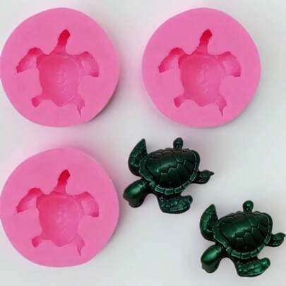 Mini Silicone Turtle Mold, Resin Aromatherapy Candle Accessory Decoration Mold, Multipurpose Reusable Mold