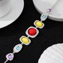 1件时尚百搭简约波西米亚风优雅奢华可爱手链，适合派对、宴会、鸡尾酒会等场合的礼物 - 蝴蝶型 - 查看 4