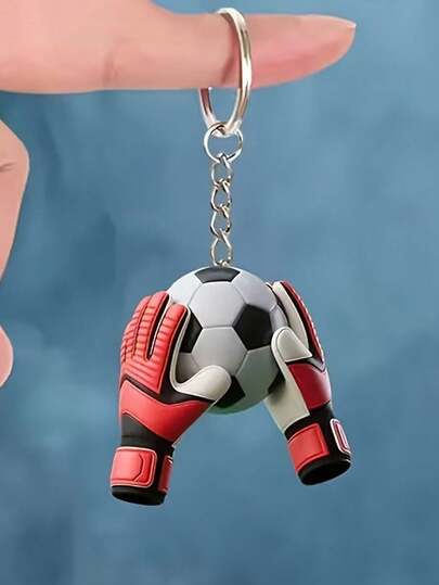 1 szt. płaski brelok z akrylu 2D w kształcie piłki nożnej, idealny jako prezent dla kibica, ozdoba kluczyka samochodowego i dodatek do torby, unisex, pamiątka sportowa, płaski brelok, sportowy wzór, wysokiej jakości nadruk, błyszcząca powierzchnia, brelok sportowy, dekoracyjny dodatek, właściciel samochodu, entuzjasta sportu