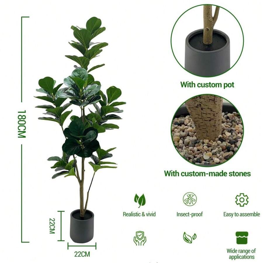 Árbol artificial - Verde - Ver 1