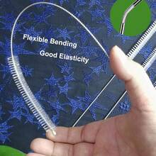 2/5支装，长12厘米，宽10毫米吸管清洁刷，加长吸管清洁器，适用于吸管杯、水瓶和管道，饮用吸管清洁刷 - 2件白色 - 查看 5